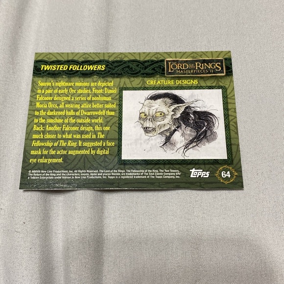 Topps Lord of the Rings Trading Cards (3) - Picture 3 of 7